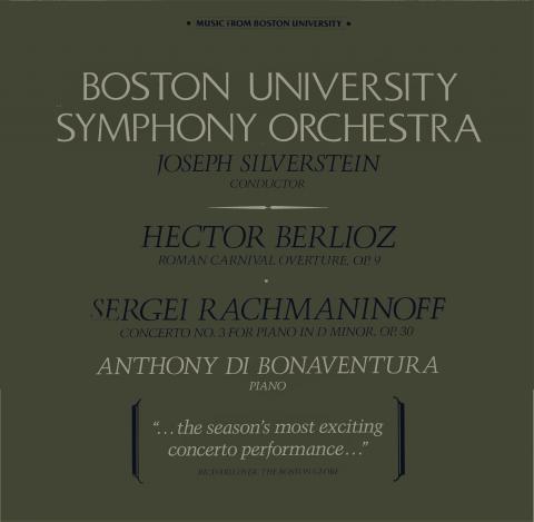 (1979) Boston University Symphony Orchestra: BERLIOZ/RACHMANINOFF 