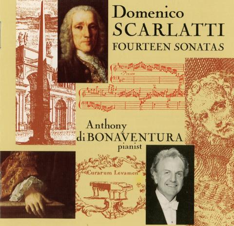 (1990) Anthony di Bonaventura: DOMENICO SCARLATTI - 14 SONATAS
