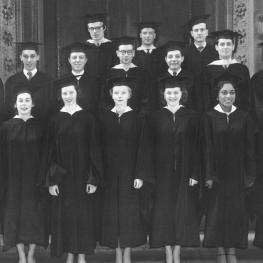 Curtis Institute Graduation picture 1953