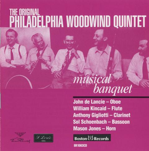 (2001) The Original Philadelphia Woodwind Quintet: MUSICAL BANQUET
